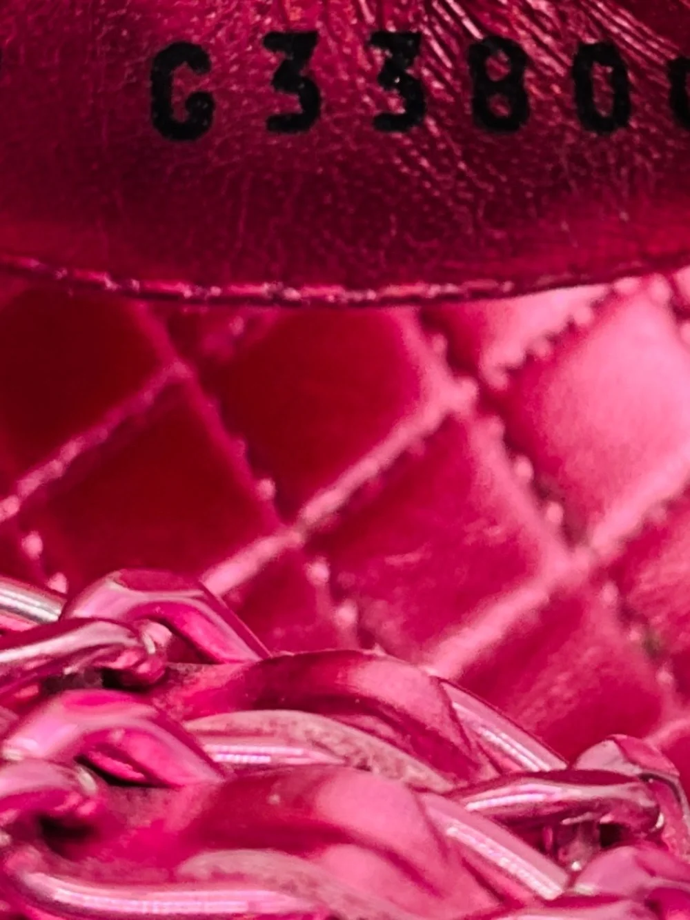 CHANEL PINK METALLIC 2019 METALLIZED LAMBSKIN LEATHER SANDALS